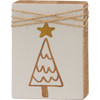 Set of 3 Decorative Wooden Block Signs - Christmas Trees Joy Love Peace from Primitives by Kathy
