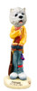 Dog Lover Hand-painted Figurine - West Highland Terrier Musician Doogie Collectible From Conversation Concepts Dog Lover Hand-painted Figurine - West Highland Terrier Musician Doogie Collectible From Conversation Concepts