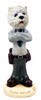 Dog Lover Hand-painted Figurine - West Highland Terrier Police Doogie Collectible From Conversation Concepts Dog Lover Hand-painted Figurine - West Highland Terrier Police Doogie Collectible From Conversation Concepts