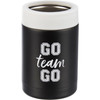 Stainless Steel Beverage Can Cooler - Go Team Go from Primitives by Kathy