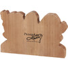 Love My Gnomies Decorative Shaped Wooden Sign Décor 7 Inch from Primitives by Kathy