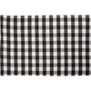 Black & White Buffalo Check Design Cotton Table Placemat 19x13 from Primitives by Kathy