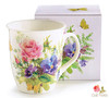 Abundant Flower Blooms Porcelain Coffee Mug 16 Oz from Burton & Burton