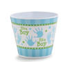 Hand Print & Foot Print Design It's a Boy Melamine Pot Cover 4.5 Inch from Burton & Burton