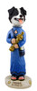 Dog Lover Hand-painted Figurine - Border Collie Actress Doogie Collectible From Conversation Concepts