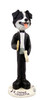 Dog Lover Hand-painted Figurine - Border Collie Conductor Doogie Collectible From Conversation Concepts