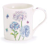 Hydrangea Blooms & Butterfly Design Ceramic Coffee Mug With Gift Caddy 11 Oz from Burton & Burton