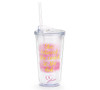 Insulated Acrylic Travel Cup Tumbler - She Believed She Could So She Did 20 Oz from Burton & Burton