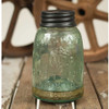 Green Tint Glass Mason Jar Fruit Fly Trap from CTW Home Collection