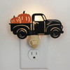 Black Pumpkin Harvest Truck Night Light 5.25 Inch from CTW Home Collection