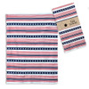 Cotton Kitchen Dish Tea Towel - Patritoic Americana Red White & Blue Stars & Stripes 20x28 from CTW Home Collection