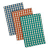 Camping Themed Checkered Cotton Dishcloth Set of 3 from Design Imports