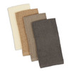 Set of 4 Neutral Colors Bar Mop Kitchen Dish Towels 16x19 from Design Imports