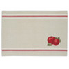 Apple Design Double Sided Cotton Embellished Cloth Table Placemat 13x19 from Design Imports