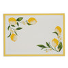 Rectangular Cotton Table Placemat - Lemons On Lemon Branch - 13 Inch x 19 Inch from Design Imports