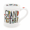 Cuppa Doodle Grandmother Love Stoneware Coffee Mug (We Think You Are Great) 16 Oz by Our Name Is Mud from Enesco