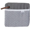 Diamond Print Oven Pocket Mitt - Graphite Gray Geometric 8 Inch from Kay Dee Designs