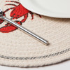 Round Cotton Braided Table Placemat - Lobster Print Design - 15 Inch Diameter from Now Designs