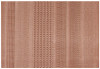 Rose & Gold Metallic Sparkle Durable Woven Vinyl Table Placemat 18.5 Inch x 12.5 Inch from Now Designs