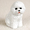 Dog Lover Hand-painted Figurine - Bichon Frise Tiny One From Conversation Concepts