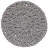 Handmade Cotton Trivet - Shadow Gray Knotted 9 Inch Diameter from Now Designs