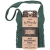 Pine Green Le Marche Save It Reusable Stretchable Net Shopping Bag from Now Designs