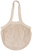 Reusable Stretchable Cotton Net Shopping Bag - Natural Beige by Now Designs