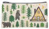 Wild and Free Snack Bags Set of 2 - Outdoor Cabin Bear & Pine Trees Print by Danica Jubilee from Now Designs