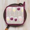 Wine Lover Wine Tasting Chef Quilted Cotton Potholder 8 Inch x 8 Inch from Now Designs