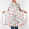 Cotton Kitchen Betty Apron - Unicorns Frolic In Floral Meadow Design by Danica Jubilee from Now Designs