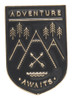 Mountain Design Adventure Awaits Enamel Pin from Now Designs