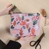 Curio Matisse Inspired Shapes Lavender Cotton Zipper Pouch Handbag 7.5 Inch by Danica Studio from Now Designs