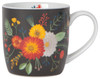 Goldenbloom Floral Print Design Porcelain Coffee Mug 12 Oz from Now Designs