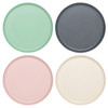 Set of 4 Bamboo Composite Dining Plates - Tranquil Pastel Colors - 7.75 Inch Diameter from Now Designs