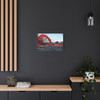 Molten Majesty: Volcanic Eruption Photography, Earth's Elemental Power - Unframed Canvas Wall Art Decor