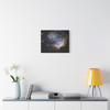 Cosmic Genesis: Stellar Nursery in Nebular Splendor, Celestial Birth Landscape - Unframed Canvas Wall Art Decor