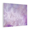 Whispers of Flight: Dandelion Macro Photography, Ethereal Botanical Art - Unframed Canvas Wall Art Decor