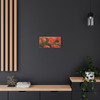 Fringed Coral Tulips: Botanical Elegance in Bloom, Spring Garden Symphony  - Unframed Canvas Wall Art Decor
