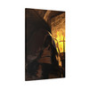 Whispers of the Forgotten: Gothic Horror Skeleton, Dark Fantasy Digital Art - Unframed Canvas Wall Art Decor