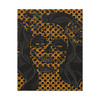 Echoes of Mortality: Silhouette of Skulls, Gothic Graphic Portrait Design - Unframed Canvas Wall Art Decor