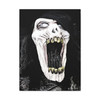 Echoes of Nightmare: Spectral Horror Apparition, Monochromatic Dark Art Visualization - Unframed Canvas Wall Art Decor