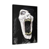Echoes of Nightmare: Spectral Horror Apparition, Monochromatic Dark Art Visualization - Unframed Canvas Wall Art Decor