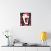 Crimson Nightmare: Hooded Horror, Teeth of Terror - Unframed Canvas Wall Art Decor