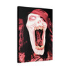 Crimson Nightmare: Hooded Horror, Teeth of Terror - Unframed Canvas Wall Art Decor