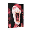 Crimson Nightmare: Hooded Horror, Teeth of Terror - Unframed Canvas Wall Art Decor