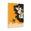 Shadows of Halloween: Spectral Silhouettes, Vintage Graphic Hauntings - Unframed Canvas Wall Art Decor