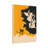 Shadows of Halloween: Spectral Silhouettes, Vintage Graphic Hauntings - Unframed Canvas Wall Art Decor