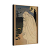 Spectral Haunting: Vintage Halloween Illustration, Ghostly Landscape Sketch - Unframed Canvas Wall Art Decor