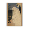Spectral Haunting: Vintage Halloween Illustration, Ghostly Landscape Sketch - Unframed Canvas Wall Art Decor