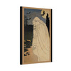 Spectral Haunting: Vintage Halloween Illustration, Ghostly Landscape Sketch - Unframed Canvas Wall Art Decor